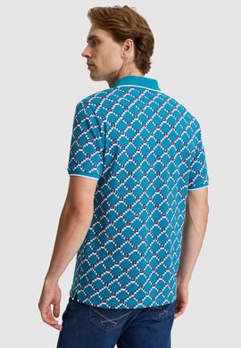 Erkek Petrol Regular Fit Polo Yaka Tişört - 50322350012
