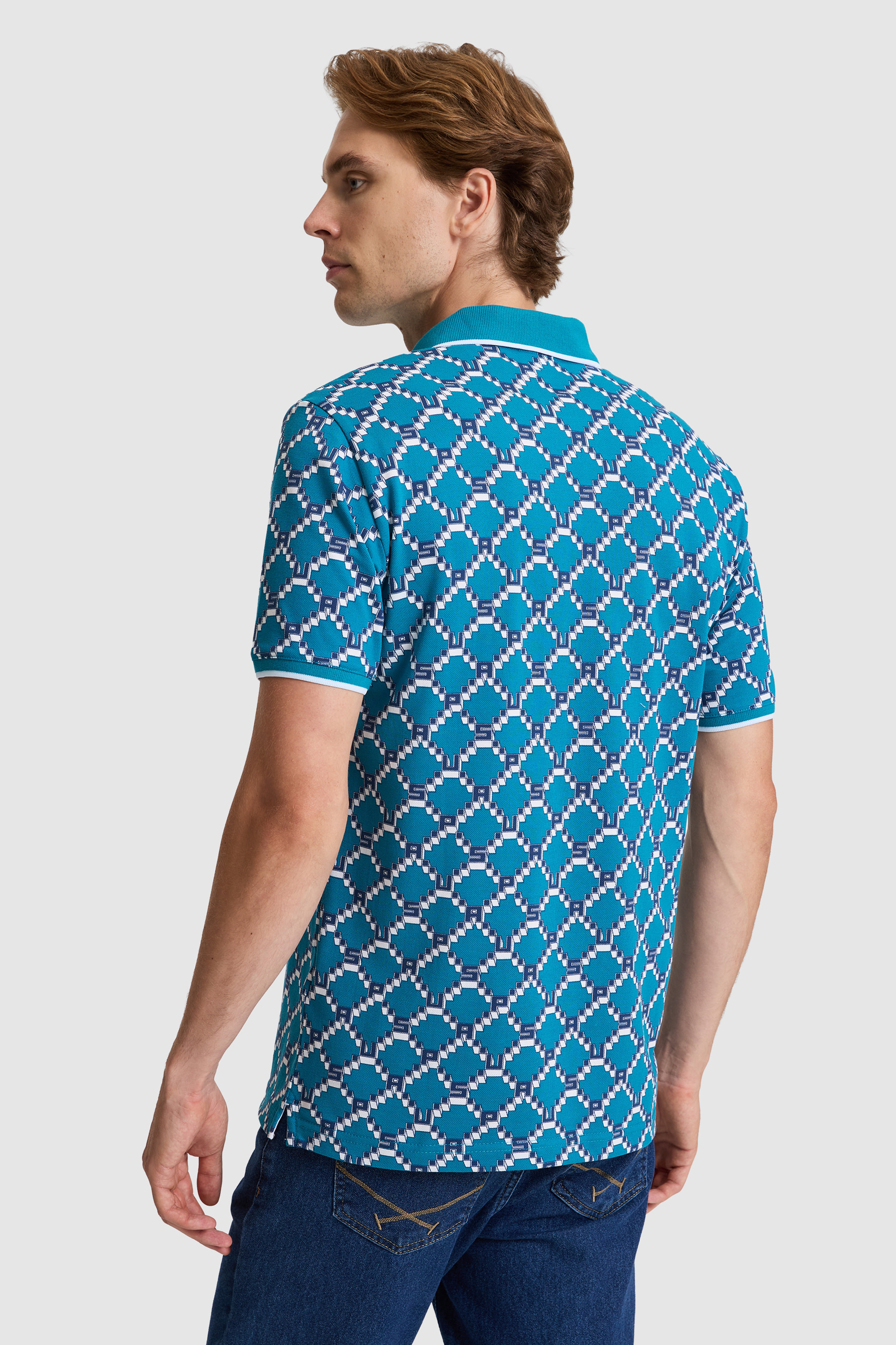 Erkek Petrol Regular Fit Polo Yaka Tişört