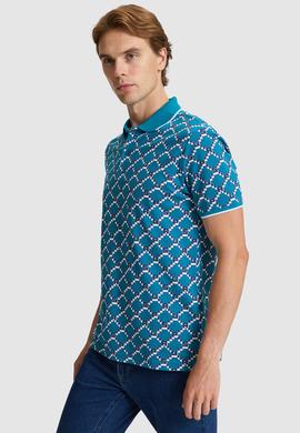 Erkek Petrol Regular Fit Polo Yaka Tişört - 50322350012