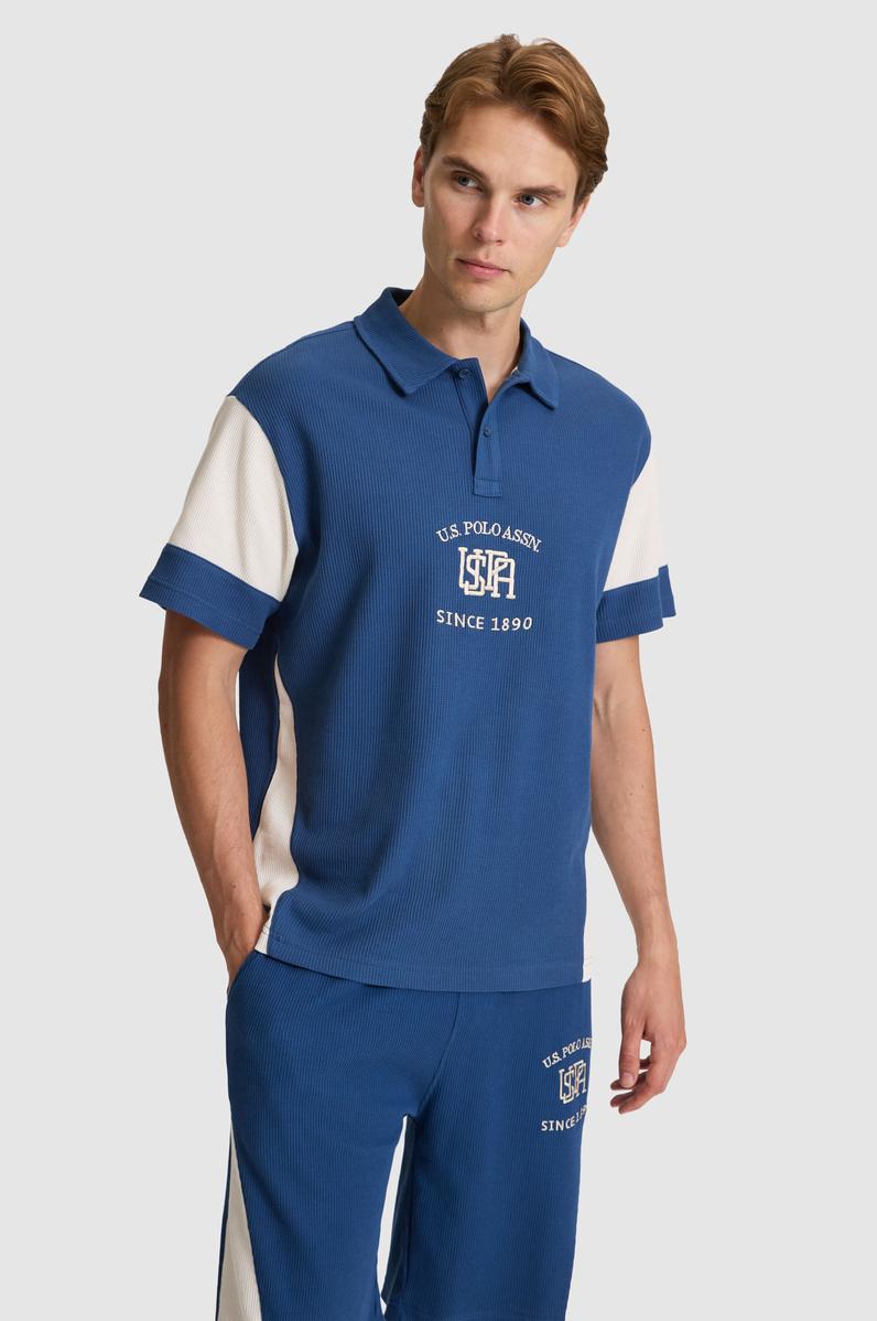 Erkek Lacivert Comfort Fit Polo Yaka Tişört