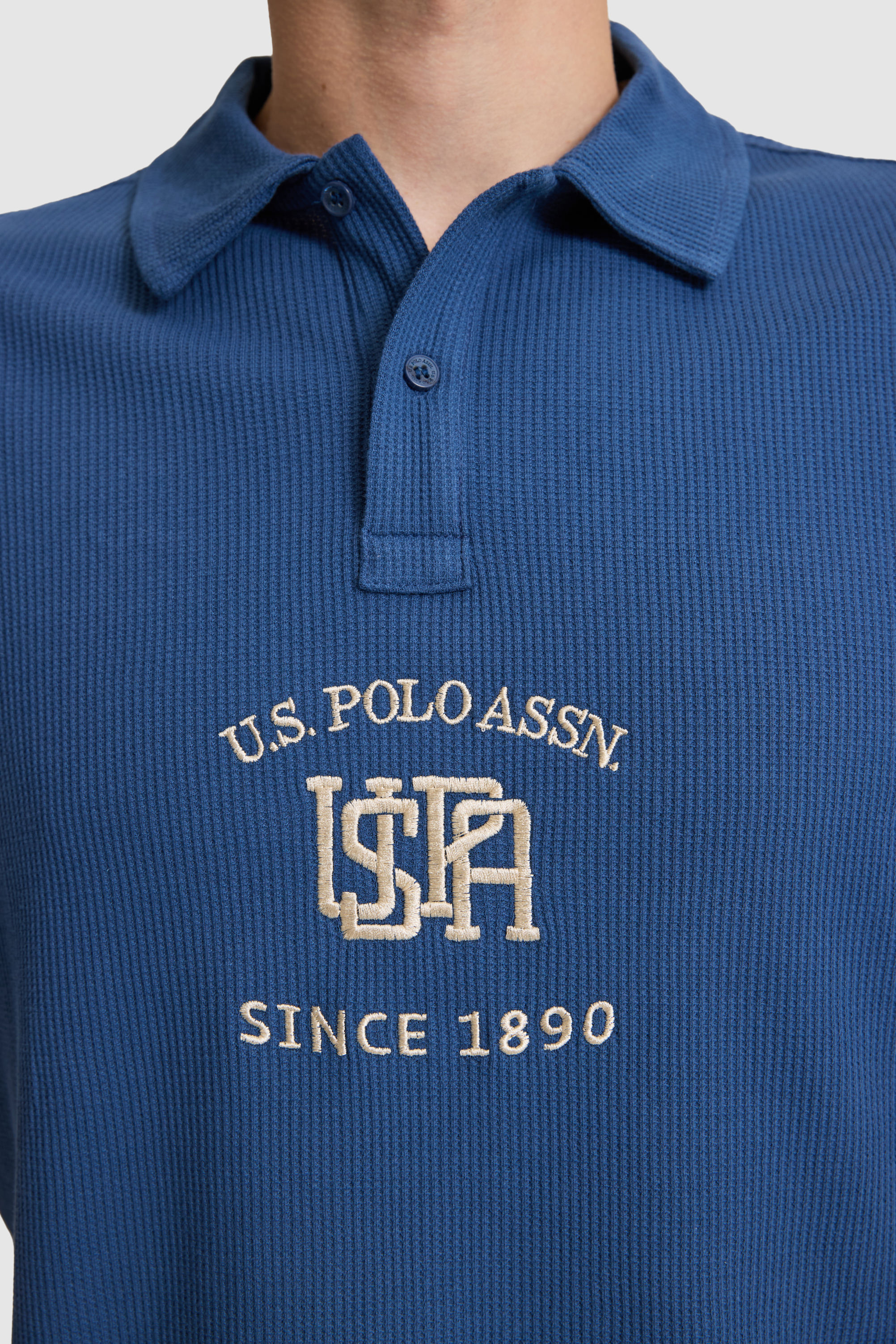 Erkek Lacivert Comfort Fit Polo Yaka Tişört