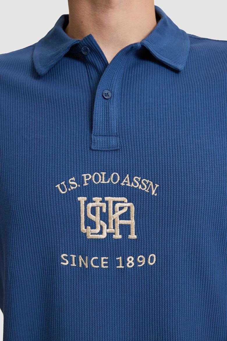 Erkek Lacivert Comfort Fit Polo Yaka Tişört - 50322420018