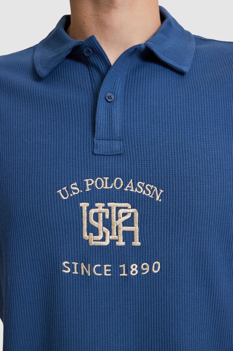 Erkek Lacivert Comfort Fit Polo Yaka Tişört