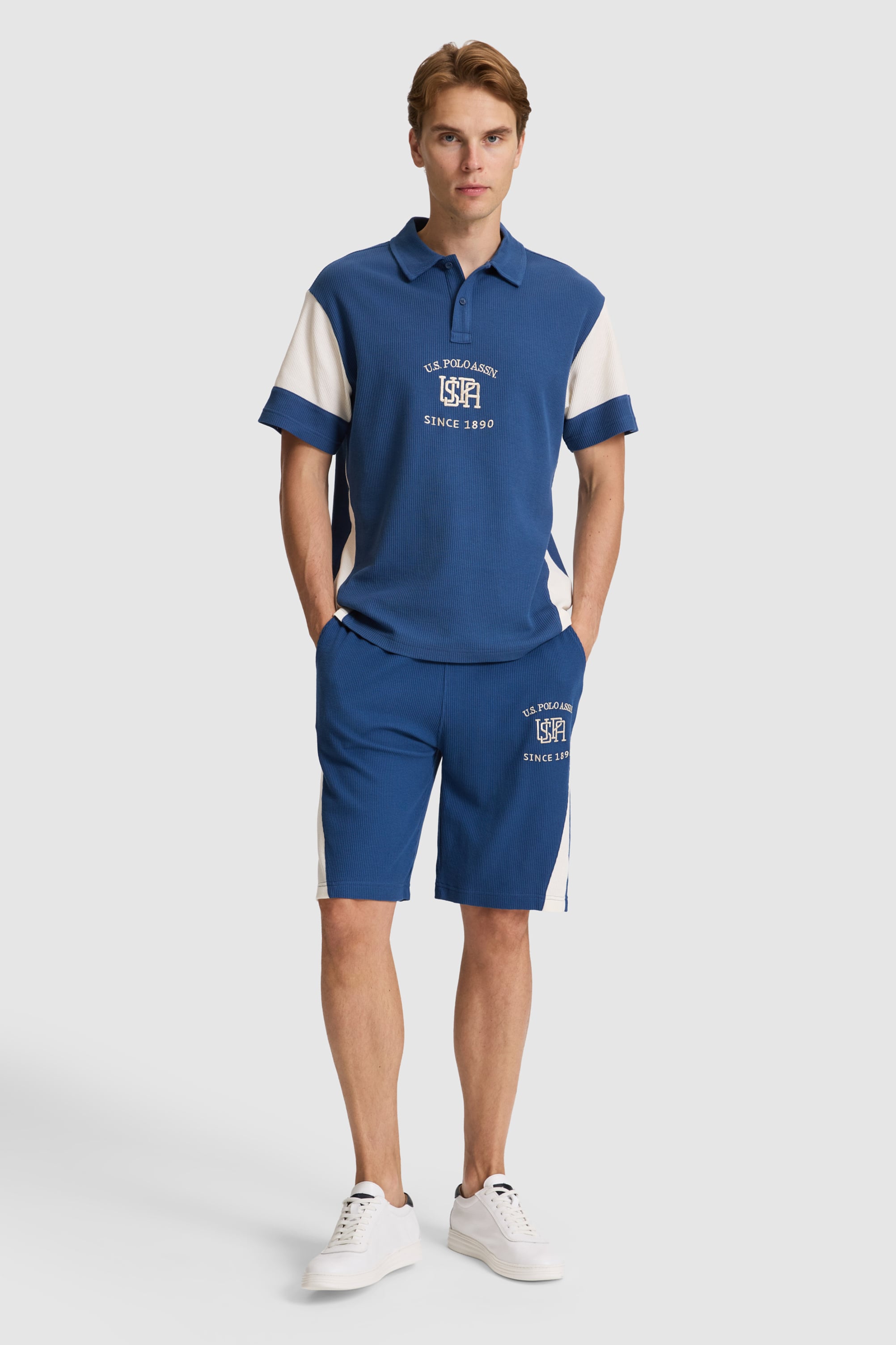 Erkek Lacivert Comfort Fit Polo Yaka Tişört