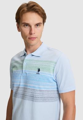 Erkek Açık Mavi Regular Fit Polo Yaka Tişört - 50322504007