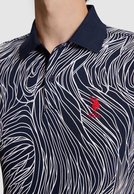 Erkek Lacivert Regular Fit Polo Yaka Basic Tişört - 50322503001