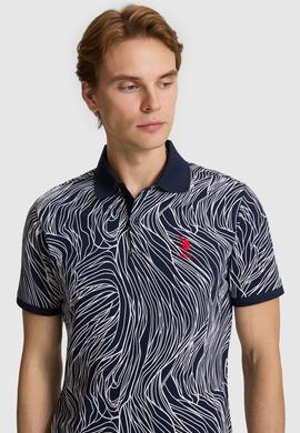Erkek Lacivert Regular Fit Polo Yaka Basic Tişört - 50322503001