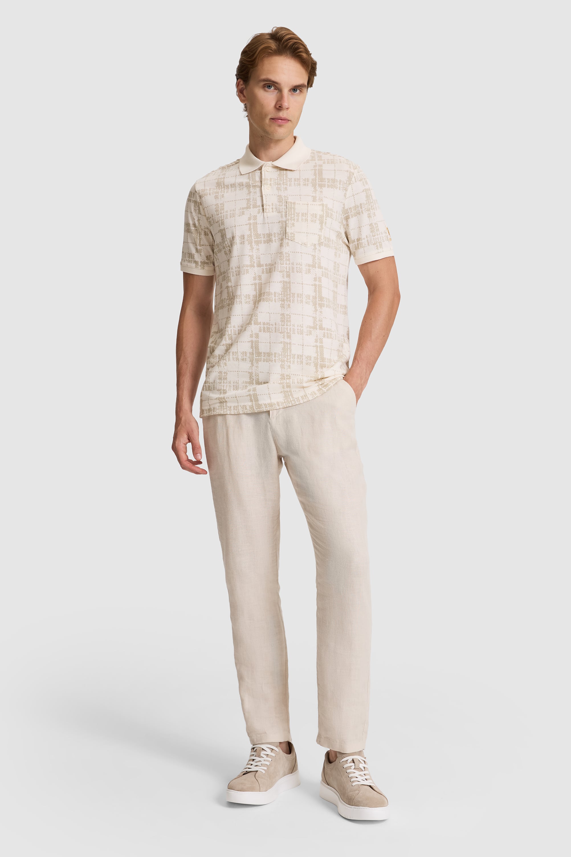 Erkek Açık Haki Regular Fit Polo Yaka Tişört - 50323923010
