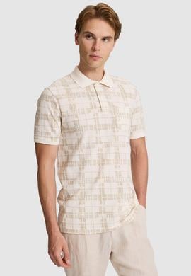 Erkek Açık Haki Regular Fit Polo Yaka Tişört - 50323923010