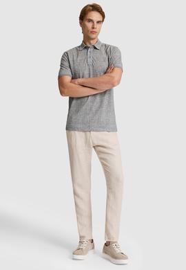 Erkek Gri Regular Fit Polo Yaka Tişört - 50322432007