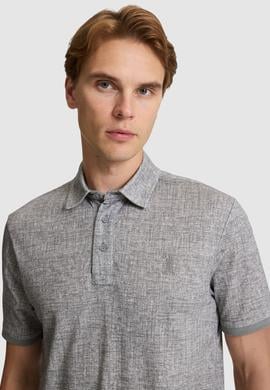 Erkek Gri Regular Fit Polo Yaka Tişört - 50322432007