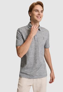 Erkek Gri Regular Fit Polo Yaka Tişört - 50322432007