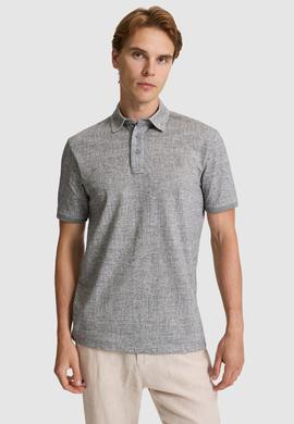 Erkek Gri Regular Fit Polo Yaka Tişört - 50322432007
