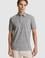 Erkek Gri Regular Fit Polo Yaka Tişört
