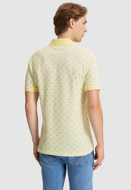 Erkek Açık Sarı Regular Fit Polo Yaka Tişört - 50322489023