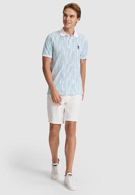Erkek Mavi Regular Fit Polo Yaka Tişört - 50322488007