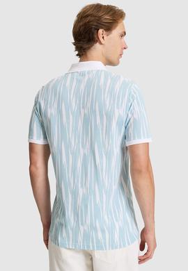 Erkek Mavi Regular Fit Polo Yaka Tişört - 50322488007