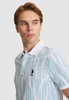 Erkek Mavi Regular Fit Polo Yaka Tişört - 50322488007