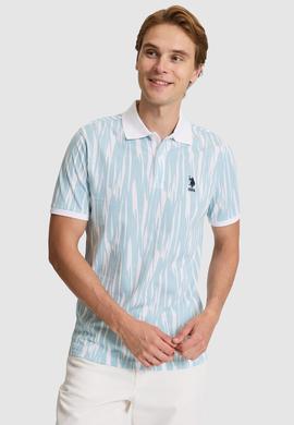 Erkek Mavi Regular Fit Polo Yaka Tişört - 50322488007