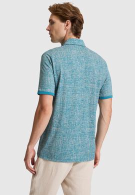 Erkek Petrol Regular Fit Polo Yaka Tişört - 50322432029