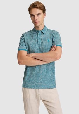 Erkek Petrol Regular Fit Polo Yaka Tişört - 50322432029