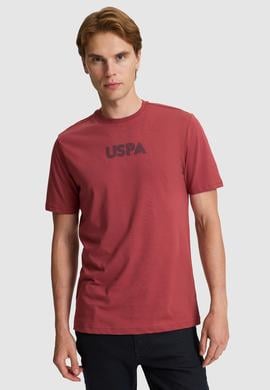Erkek Vişne Regular Fit Bisiklet Yaka Basic Tişört - 50325245230