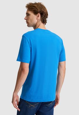 Erkek Saks Regular Fit Bisiklet Yaka Basic Tişört - 50325245240