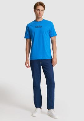 Erkek Saks Regular Fit Bisiklet Yaka Basic Tişört - 50325245240