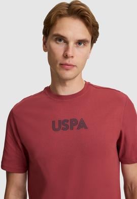 Erkek Vişne Regular Fit Bisiklet Yaka Basic Tişört - 50325245230