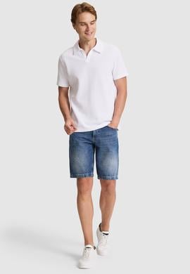 Erkek Beyaz Regular Fit Polo Yaka Tişört - 50326991001