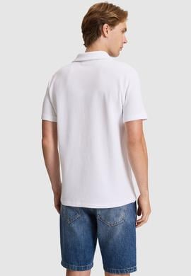 Erkek Beyaz Regular Fit Polo Yaka Tişört - 50326991001