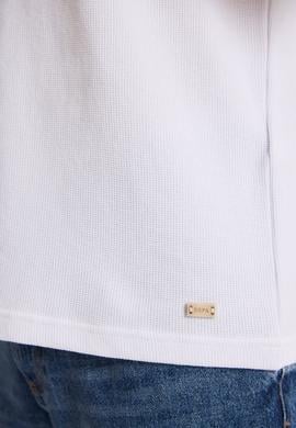 Erkek Beyaz Regular Fit Polo Yaka Tişört - 50326991001