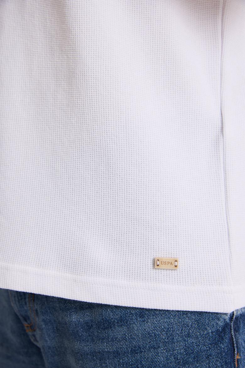 Erkek Beyaz Regular Fit Polo Yaka Tişört - 50326991001