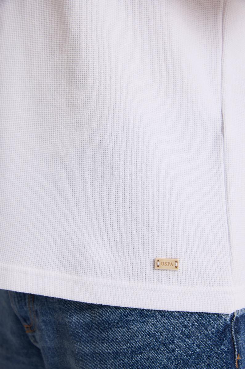 Erkek Beyaz Regular Fit Polo Yaka Tişört