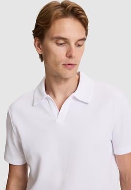 Erkek Beyaz Regular Fit Polo Yaka Tişört - 50326991001