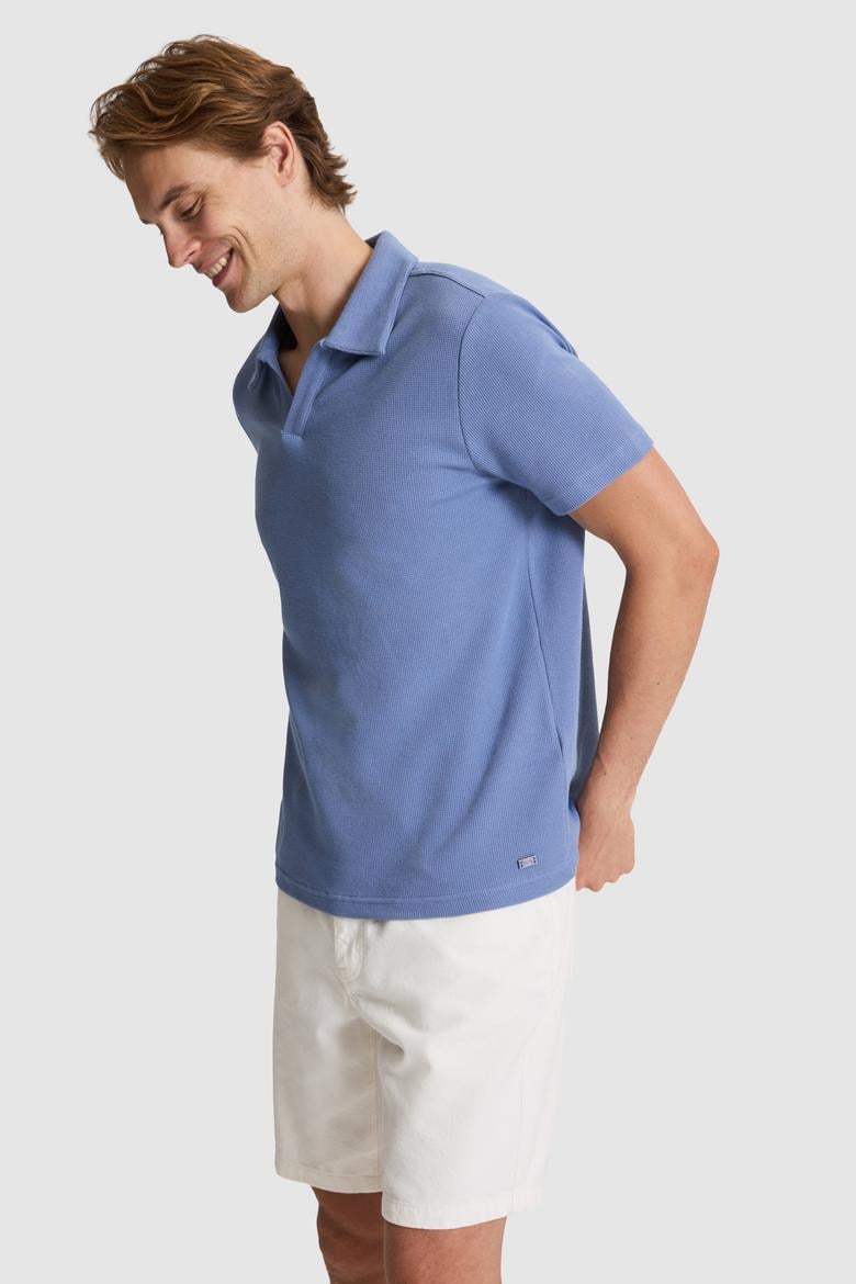 Erkek İndigo Regular Fit Polo Yaka Tişört - 50326991018