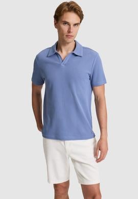 Erkek İndigo Regular Fit Polo Yaka Tişört - 50326991018