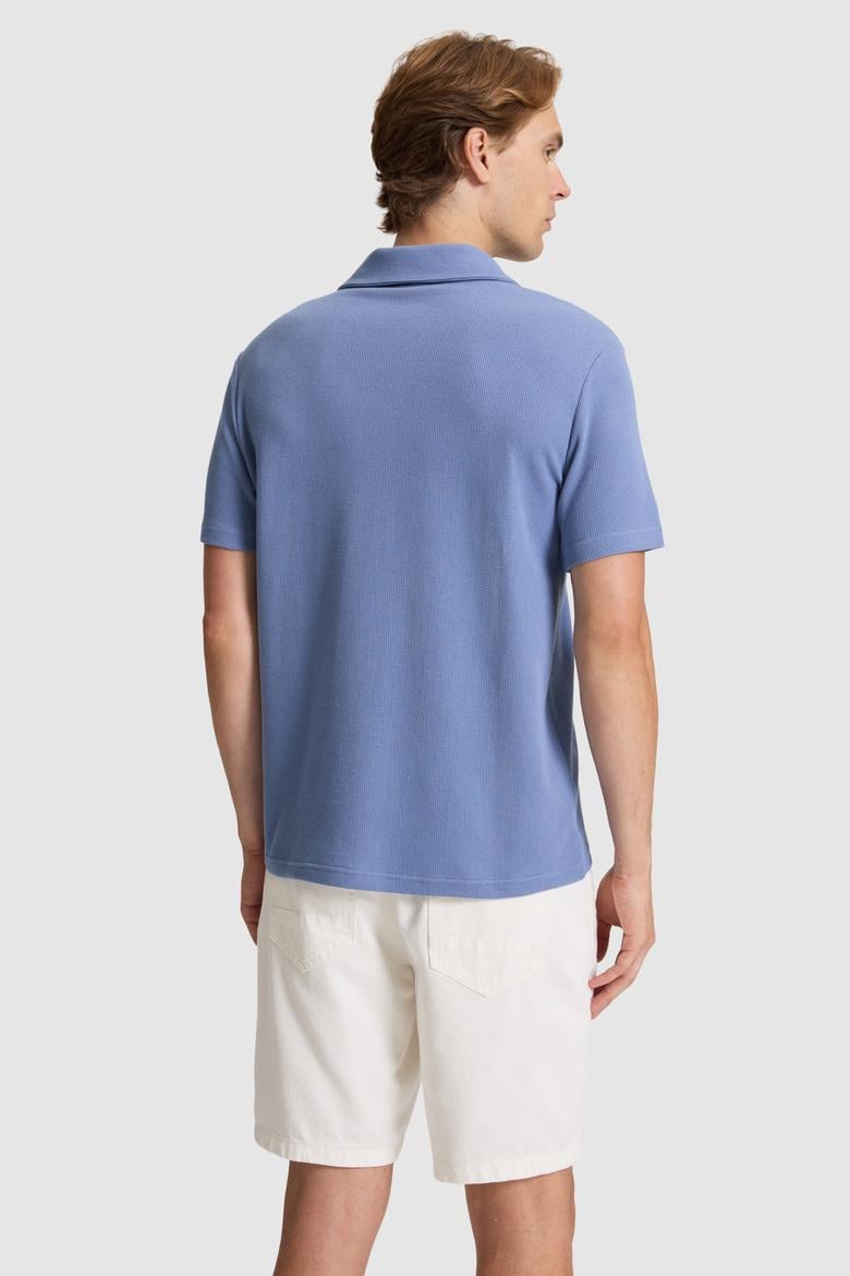 Erkek İndigo Regular Fit Polo Yaka Tişört - 50326991018