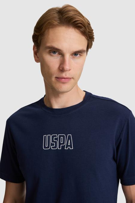Erkek Lacivert Regular Fit Bisiklet Yaka Tişört
