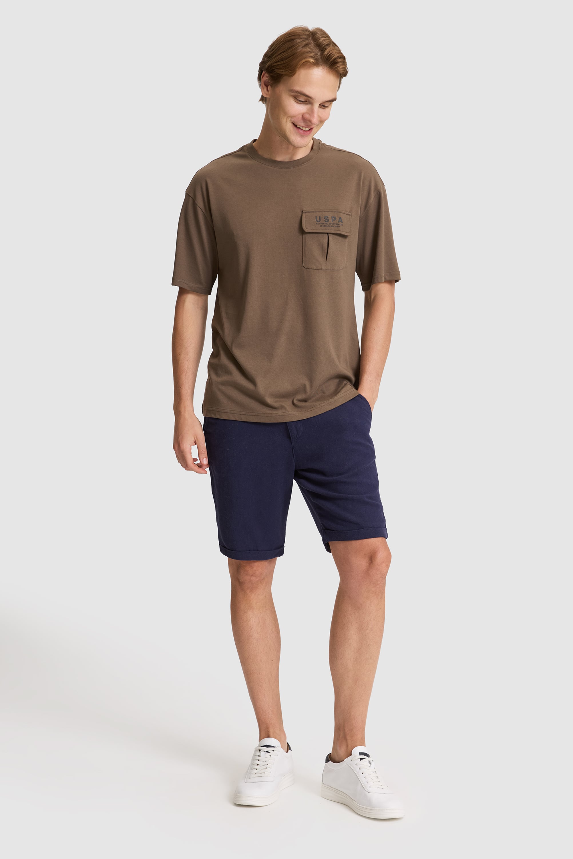 تی شرت یقه گرد ریلکس مردانه یو اس پولو | U.S. Polo Assn. - تصویر 4
