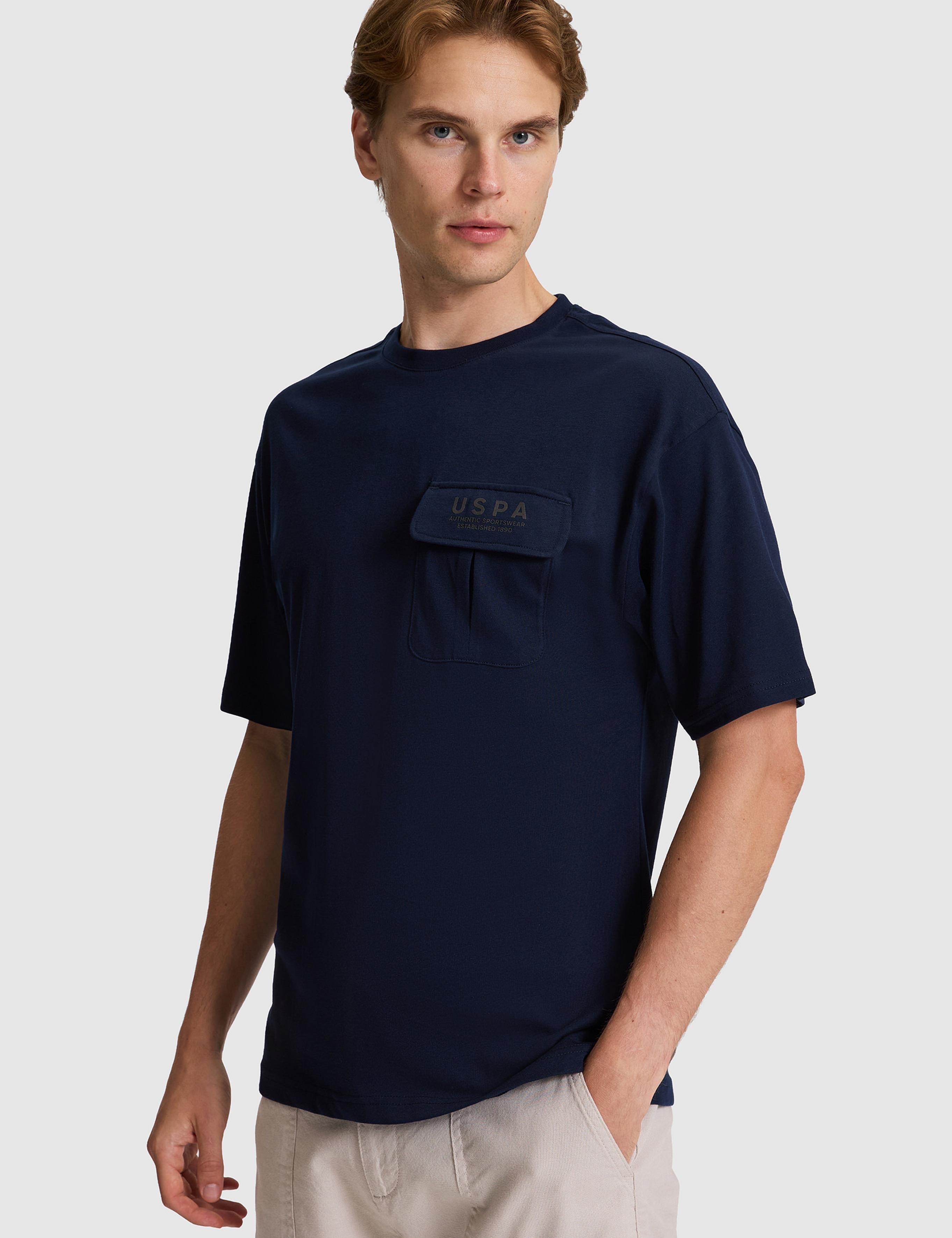 تی شرت یقه گرد ریلکس مردانه یو اس پولو | U.S. Polo Assn. - تصویر 3