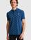 Erkek Regular Fit Polo Yaka Açık Lacivert Tişört