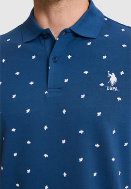 Erkek Regular Fit Polo Yaka Açık Lacivert Tişört - 50327004020