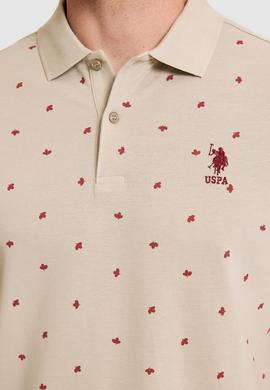 Erkek Regular Fit Polo Yaka Açık Haki Tişört - 50327004033
