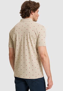 Erkek Regular Fit Polo Yaka Açık Haki Tişört - 50327004033
