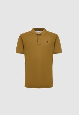 Erkek Yeşil Regular Fit Polo Yaka  Basic Tişört - 50322297063