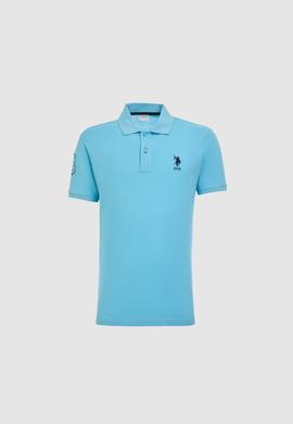 Erkek Slim Fit Polo Yaka Aqua Basic Tişört - 50326920030