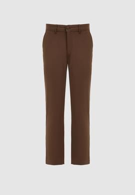 Erkek Kahverengi Kanvas / Chino Pantolon - 50322310136