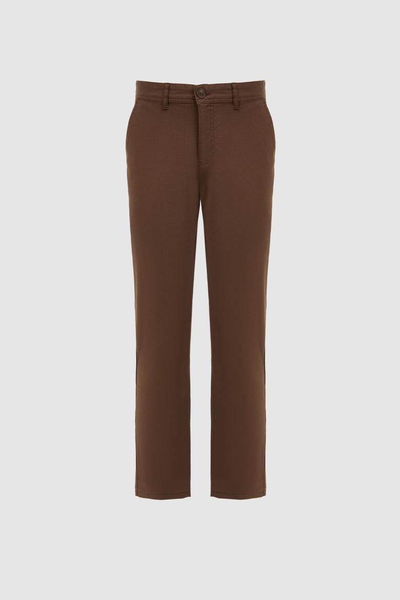 Erkek Kahverengi Kanvas / Chino Pantolon - 50322310136