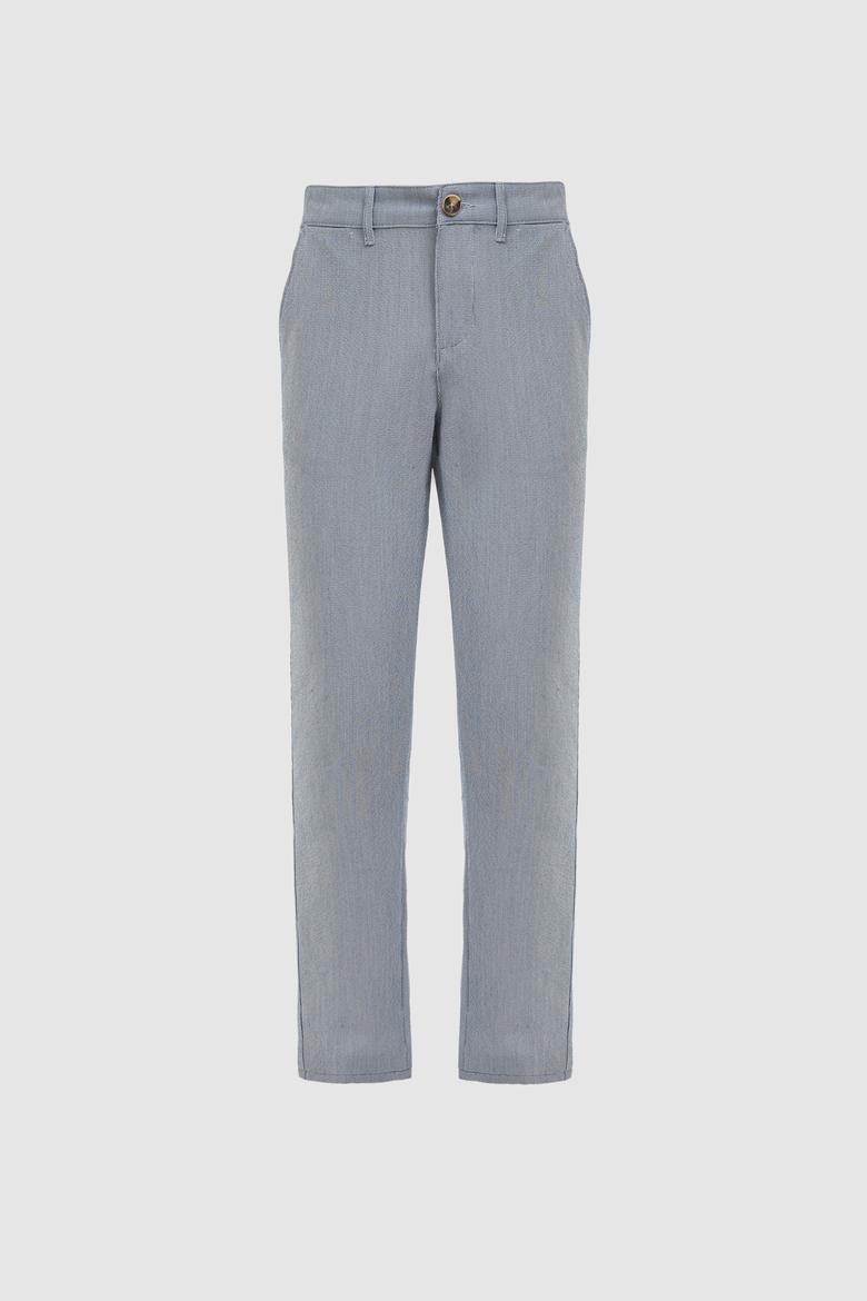 Erkek Lacivert Kanvas Pantolon - 50322361101
